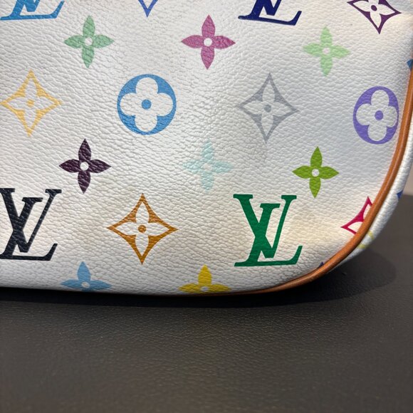 LOUIS VUITTON Takashi Murakami Monogram Multicolore Rita Bag White M40125 - Picture 5 of 16